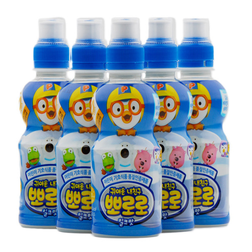 Korean Bolele Strawberry Milk Beverage 235ml*24 Box Korean Beverage Children Beverage Imported Beverage