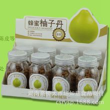 潮汕特产有点酷蜂蜜柚子丹60g*8瓶/盒休闲零食 咸金枣金梅片果丹