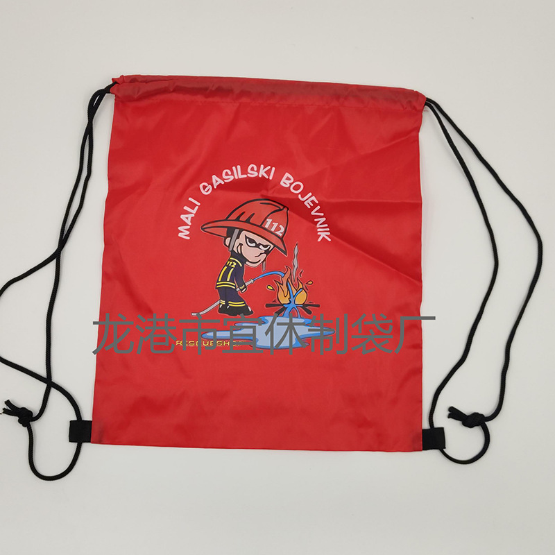 牛津布穿绳袋 厂家供应抽绳袋牛津布束口袋现货尼龙赛事包拉绳袋