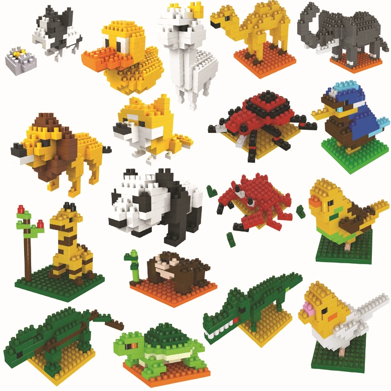 Intellectual constructor, small toy, cartoon dinosaur, Birthday gift