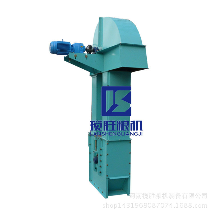 垂直提升机 面粉厂提升机 高强度畚斗单式提升机机械