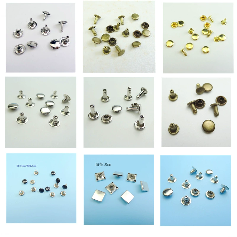 Украшения для ногтей, аксессуары для обувного багажа, ударная фурнитура, аксессуары для двуножной фурнитуры для багажа, односторонние и двуногие заклепки для ногтей