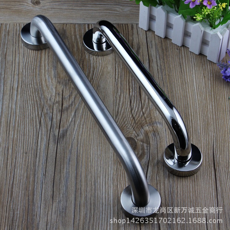 304 Stainless Steel bathroom handrail staircase Elderly people with no obstacles to handle bathroom shower room non -slip hand 3