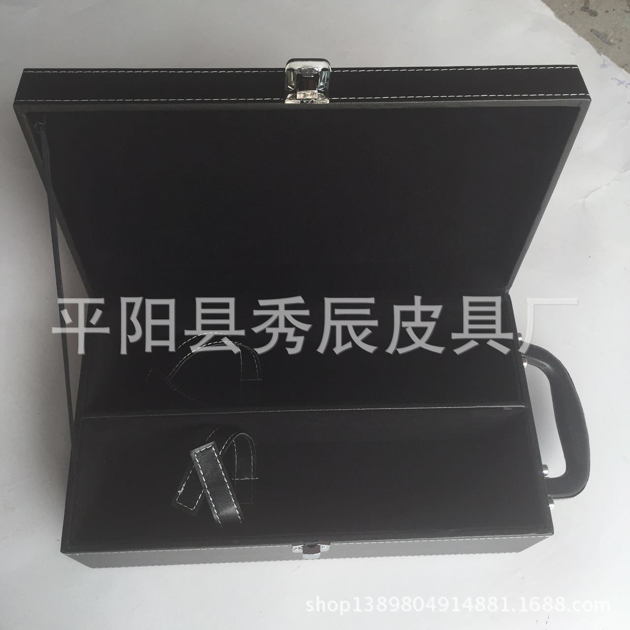 厂家生产 /皮质红酒包装盒 皮质双瓶装红酒盒  皮质礼品包装盒