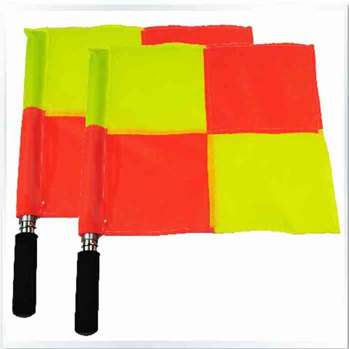 Wholesale hand flag, corner flag, linesman flag, lineman flag, assistant referee flag, football referee flag, signal flag