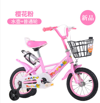 Bicicleta infantil de acero al carbono para niños 12-18 pulgadas jardín de infantes medio y grande niños y niñas bebé estudiante bicicleta