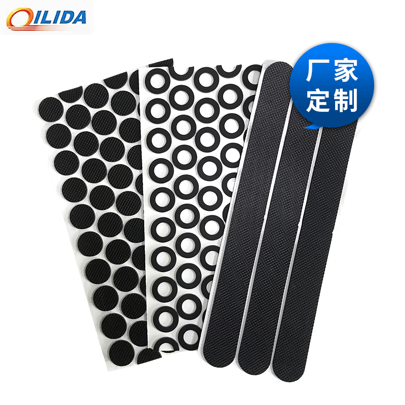 厂家批发磨砂硅胶脚垫  橡胶胶垫 模切背胶eva泡棉胶垫