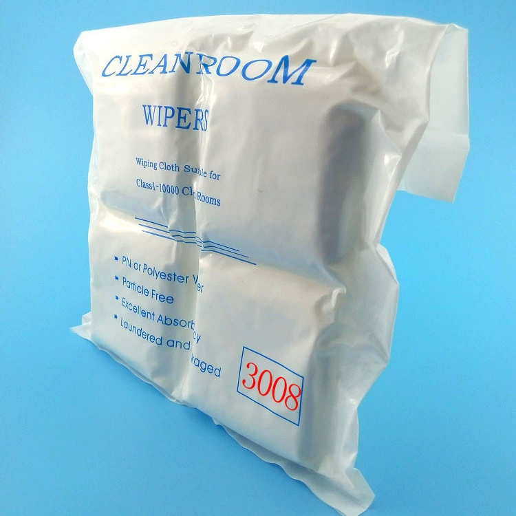 Оптовая продажа беспыльная ткань 4*4 ультратонкая 3008 без ворса полиэфирное волокно для удаления пыли протирать линзы электронный мобильный телефон без пыли