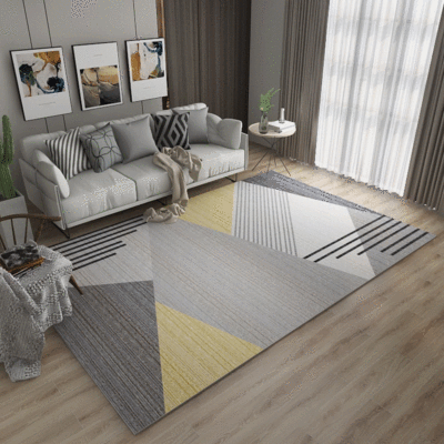 modern Simplicity Living room carpet Northern Europe ins Geometry pattern carpet bedroom Bedside Carpet shop Mat