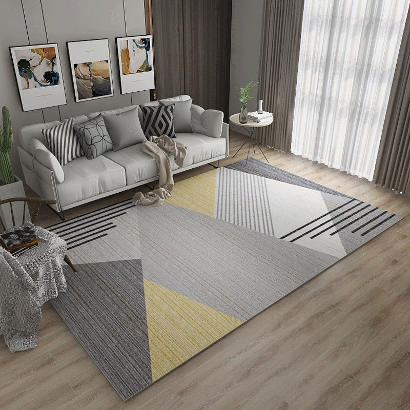 modern Simplicity Living room carpet Northern Europe ins Geometry pattern carpet bedroom Bedside Carpet shop Mat