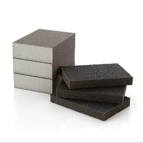 High-density aluminum oxide emery sponge sand block kitchen cleaning, descaling and rust removal sponge emery sponge block