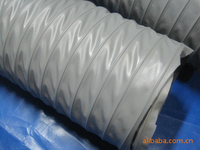 低价批发帆布风管/尼龙布/耐高温/抗酸碱性/8寸排烟管