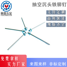 SKK3030PT 双面沉头抽芯铆钉 无头空心拉钉 抽空拉钉