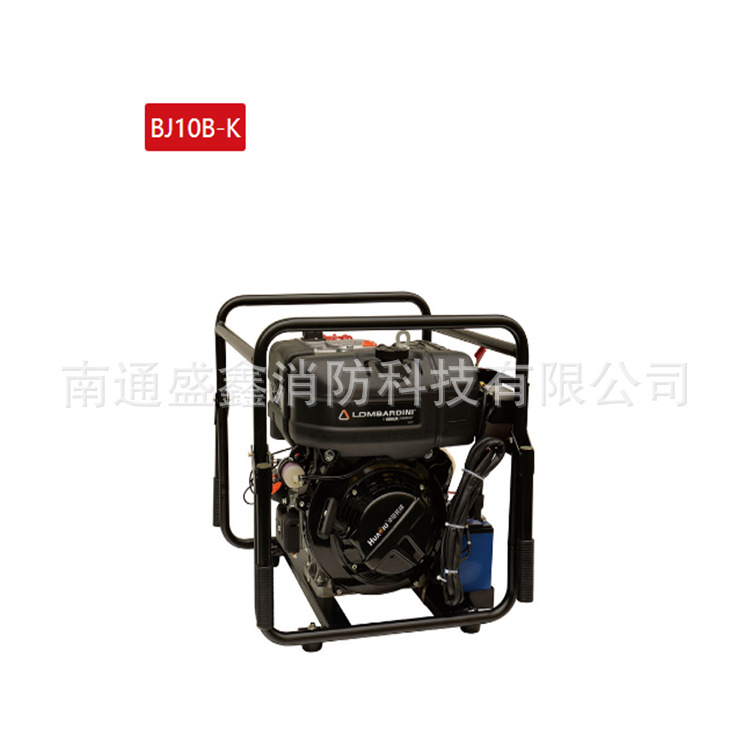 手抬机动消防泵BJ10B-科勒动力大容量腔体真空泵13马力风冷柴油机