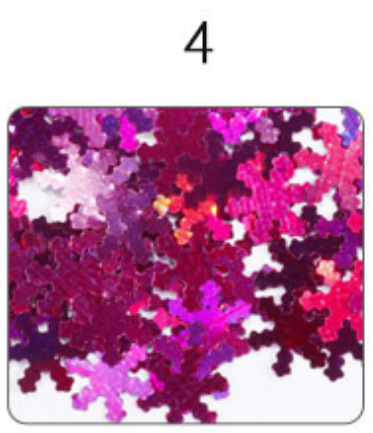 Concubina arte de uñas copo de nieve lentejuelas 12 colores Navidad copo de nieve lentejuelas traje manicura arte de uñas Navidad copo de nieve