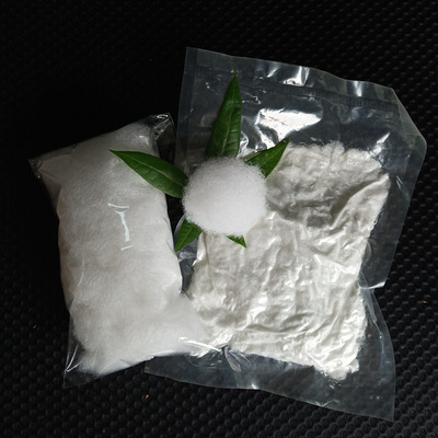源头厂家定制压缩公仔棉真空颗粒棉PP棉包装DIY制品填充棉分包装