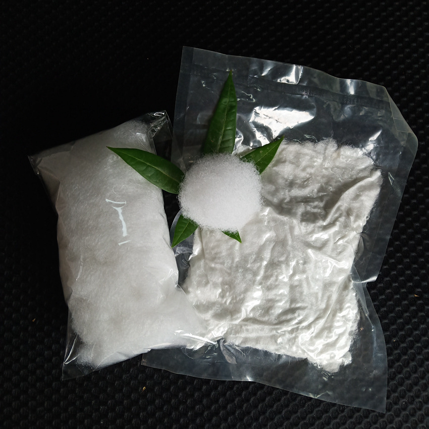 源头厂家定制压缩公仔棉真空颗粒棉PP棉包装DIY制品填充棉分包装