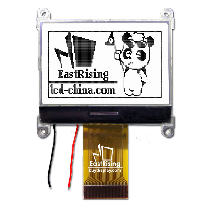 超薄1.8寸LCD12864液晶屏/128x64图形点阵COG液晶模块/白底黑字