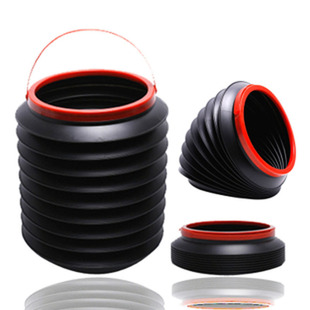 Car Telescopic Magic Bucket 4L Folding Trash Can Multifunctional Car Storage Bucket Fishing Bucket Car Storage Trash