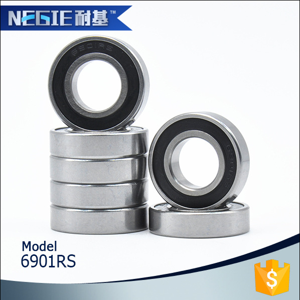 浙江轴承 高品质ABEC-3等级轴承钢P6精度轴承 6901RS深沟球轴承