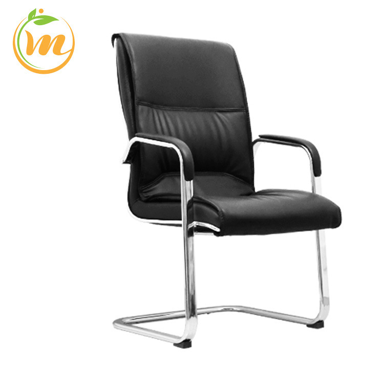 Moderno simple galvanoplastia silla de la computadora silla de oficina en casa Silla de arco SILLA DE jefe negro cuero occidental