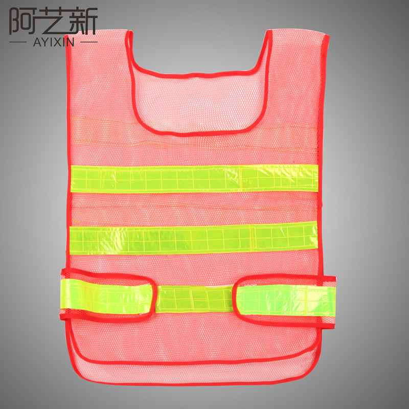 Safety reflective vest vest red reflective clothing traffic reflective vest mesh vest manufacturers for sale