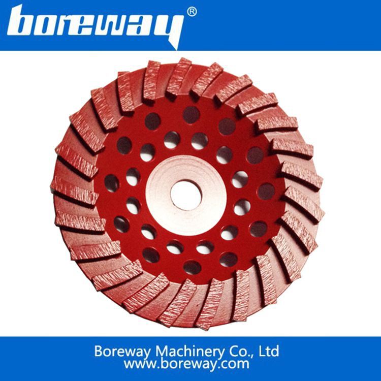 专业石材混凝土用斜齿金刚石磨轮 7寸180mm斜齿金刚石碗形磨轮