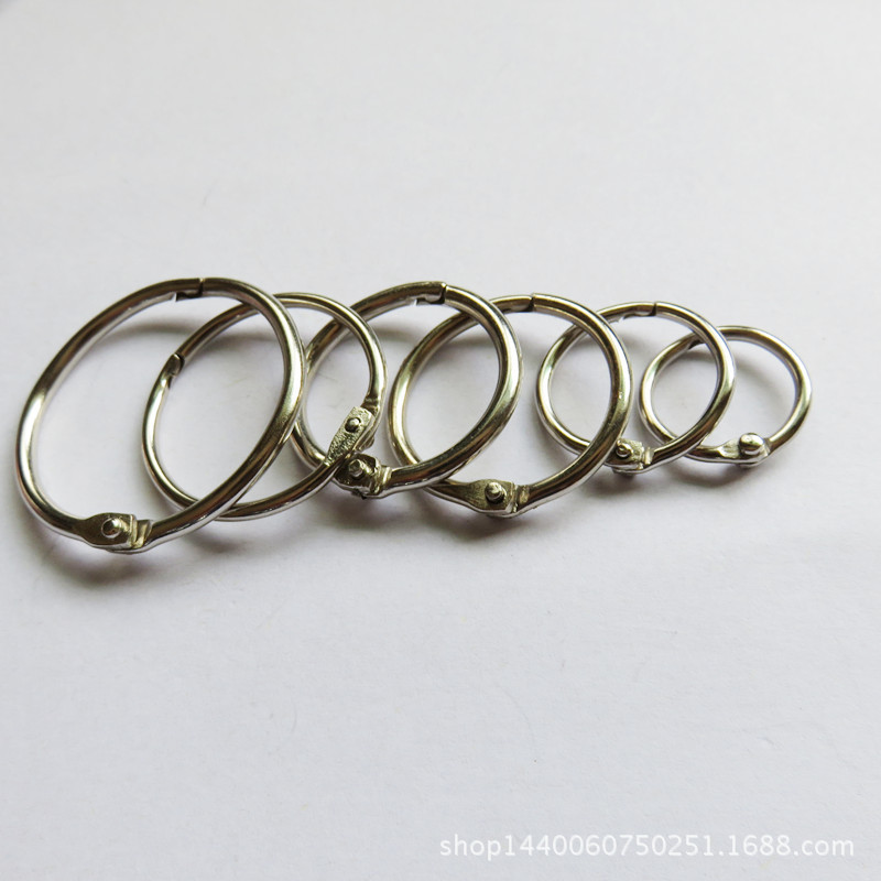Factory direct metal open ring ring activity calendar ring open key ring complete specifications spot supply