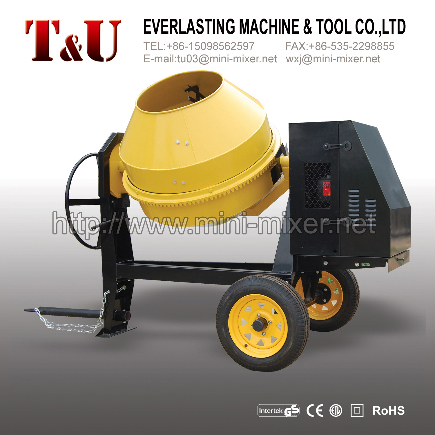 供应500L柴油水泥/混凝土搅拌 建筑机械工程水泥砂浆混凝土搅拌器