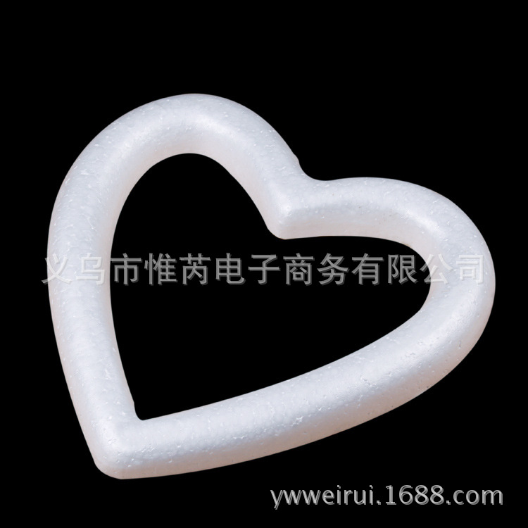 Ventas directas de la fábrica de gran tamaño paulilong espuma melocotón corazón sólido hueco amor boda decoración de jardín de infantes 30-75