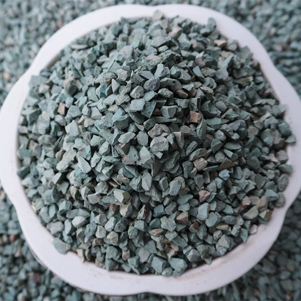 Мясистая почва зеленый цеолит гнилые корневые зерна 3-6 мм