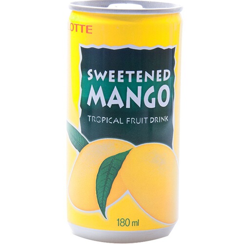Lotte Mango Juice Beverage 180ml Fruit Mango Juice Beverage for Weddings and Family Gatherings