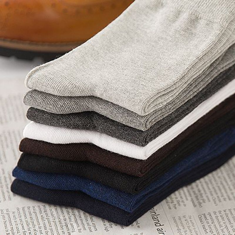 Socks wholesale New combed cotton socks men's cotton socks solid color business men's socks