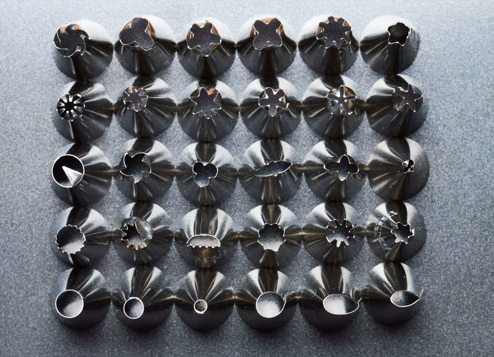 Кондитерская насадка, нержавеющая сталь 430, Ø1.8×3 см одиночная насадка, долговечная отделка