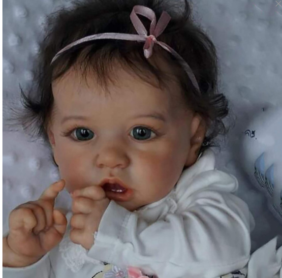 22 pulgadas bebé reborn Saskia niño niña realista toque real