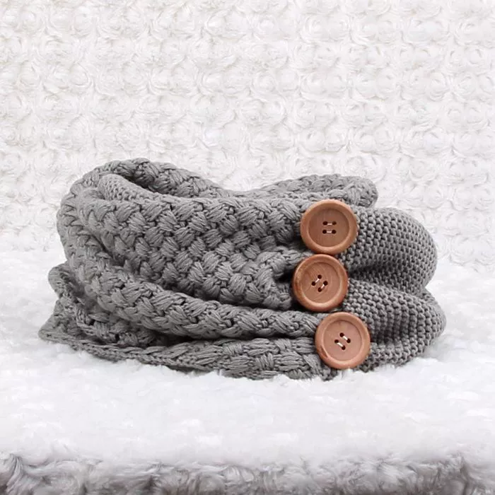 Winter keep warm knitted scarf, European style