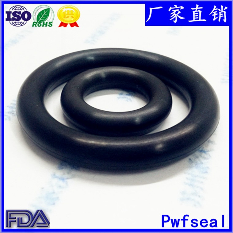 耐硫酸四丙氟橡胶O型圈耐甲苯有机溶剂FEPM四丙氟橡胶O形密封圈