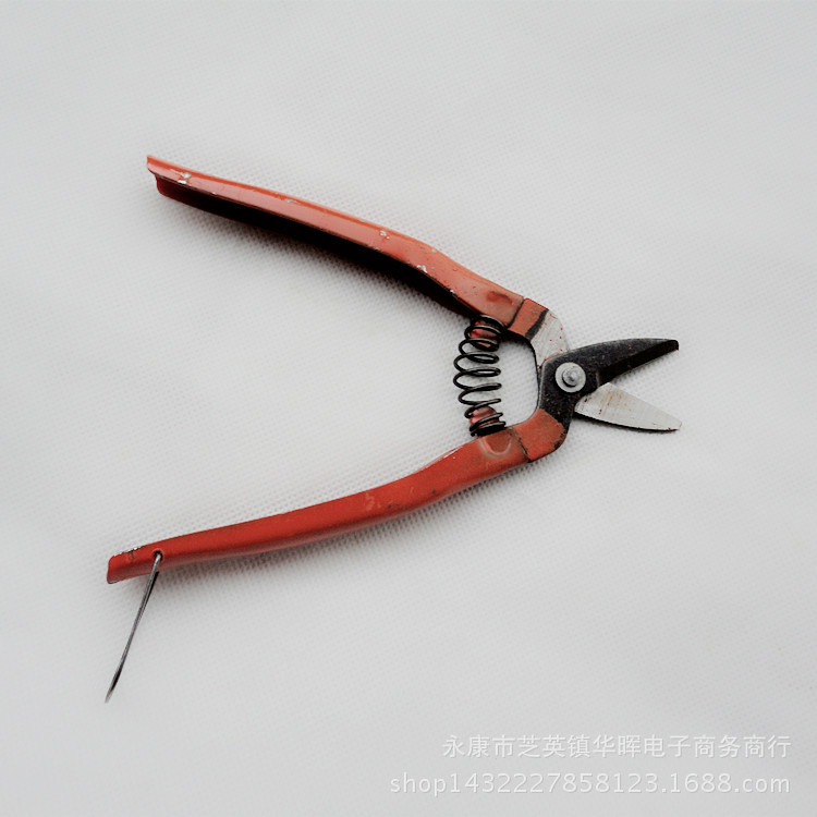 老款摘果剪刀小号铁柄稀果剪修枝剪摘葡萄摘桔子采果剪花枝剪园艺