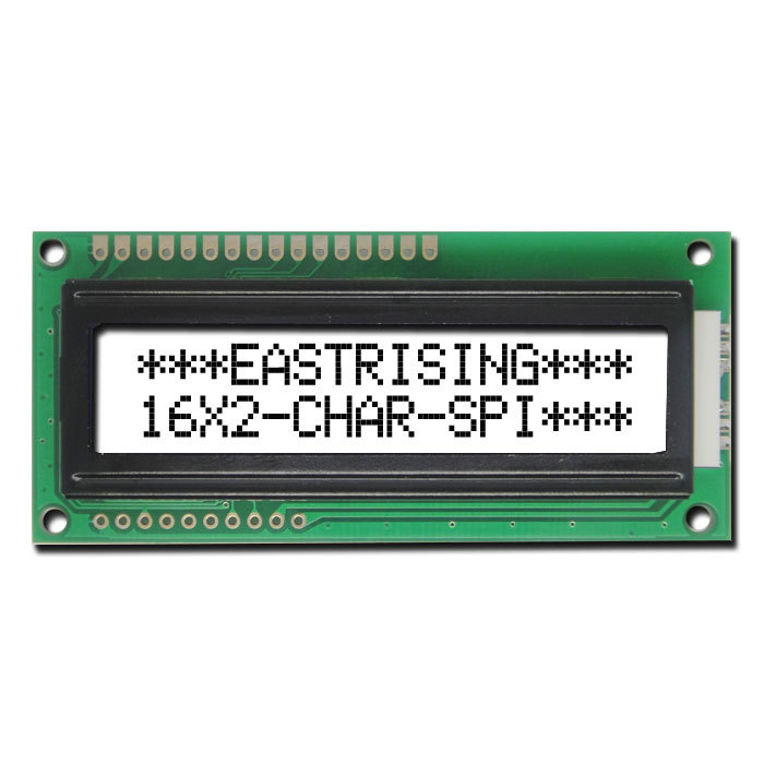 LCD1602/16x2单色字符型LCD液晶显示模块/模组/白底黑字/串口