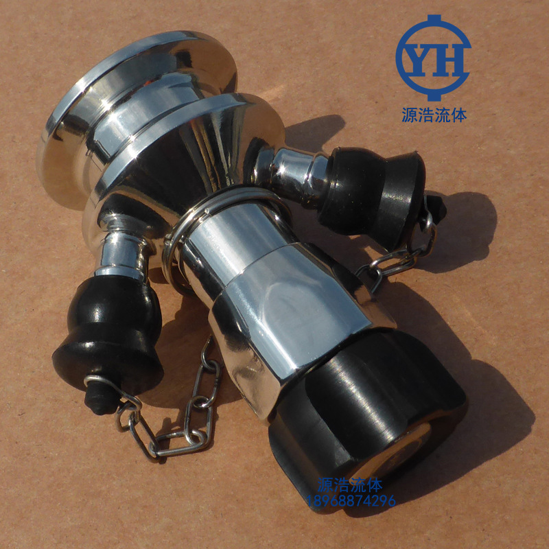 316L卫生级无菌取样阀 快装卡箍式取样阀 不锈钢带卡盘取样阀