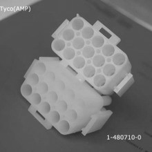 TycoAMP连接器/1-480710-0/ROHS/6.35mm间距/15PIN/公/带锁扣3*5
