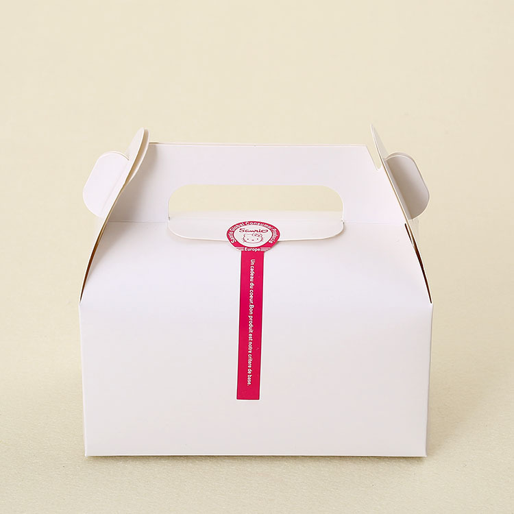 Medium Portable West Point Box Baking Packaging Mousse Egg Tart Box Handmade Nougat Food Packaging Box Customization