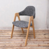 Classic highchair from natural wood, wholesale