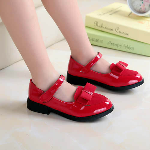 Cute and Adorable Rabbit Girl Leather Shoes, Children's Shoes, Princess Shoes, Mid-to-Large Size Kids' Single-layer Shoes, Student Casual Shoes, 2025 Spring/Summer New Arrival