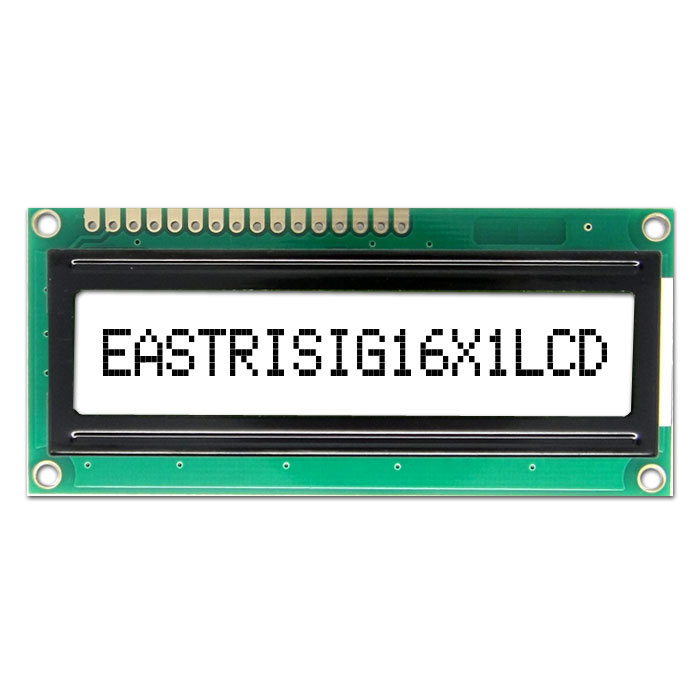 LCD1601/16x1单色字符型LCD液晶显示模块/模组/白底黑字