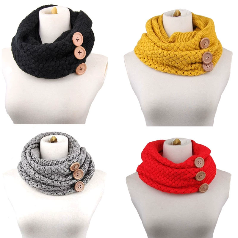 Winter keep warm knitted scarf, European style