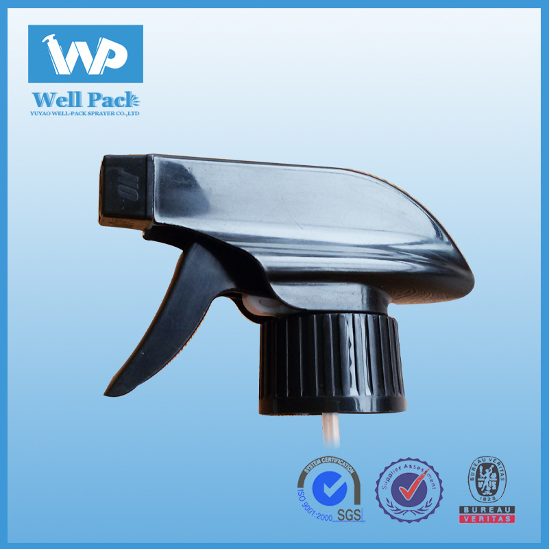 唯派塑业批量直销28/410塑料方枪 手扣式喷头 清洁剂喷枪护肤