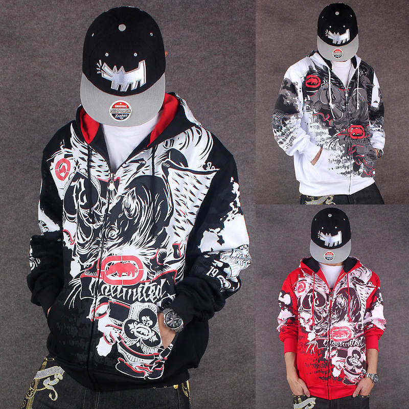 Autumn and Winter European and American HIPHOP Fashion Brand Street Dance Graffiti Hooded Jacket Hip-hop Sweatshirt Casual Plus Size Men's Wear Autumn and Winter European and American HIPHOP Fashion Brand Street Dance Graffiti Hooded Jacket Hip-hop Sweatshirt Casual Plus Size Men's Wear