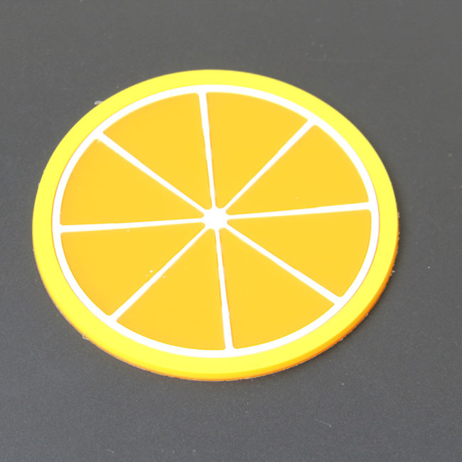 A1814 colorido jalea color fruta forma montaña de silicona taza estera creativo antideslizante almohadilla de aislamiento montaña