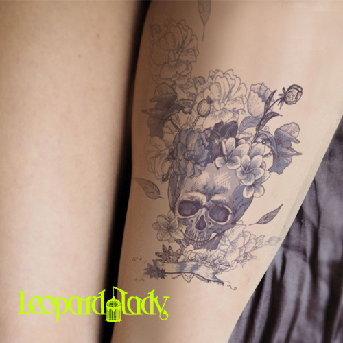 Skull Print Pantyhose Thin Tattoo Socks Skull Print Pantyhose Thin Tattoo Socks